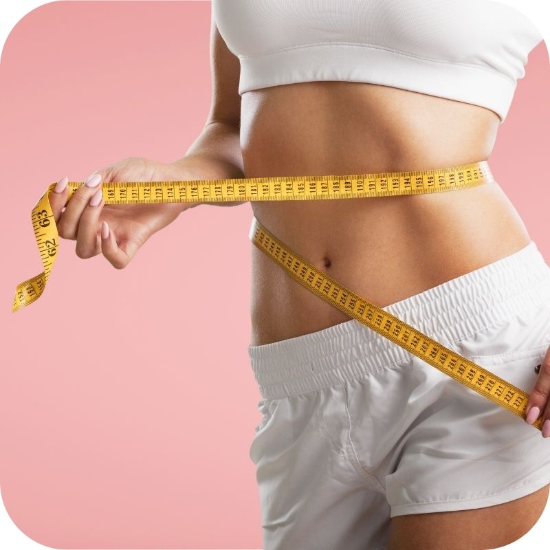 stomach cellulite healthy weight