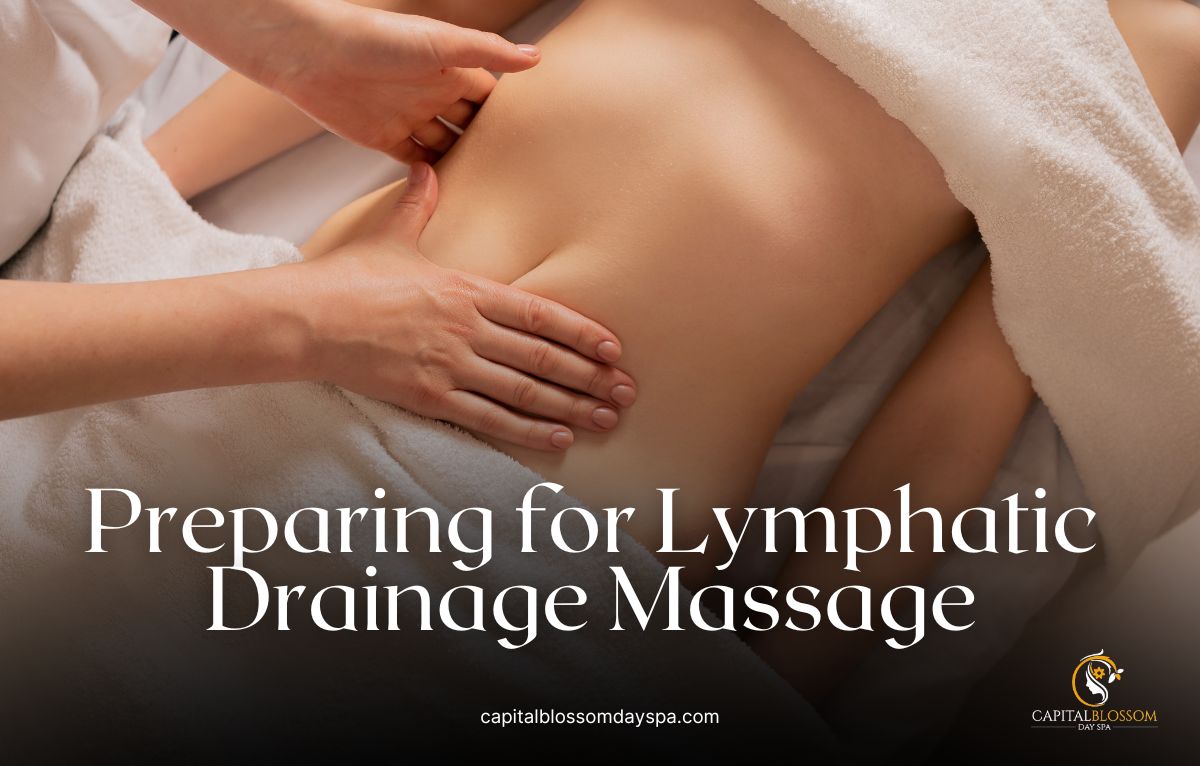 preparing for lymphatic drainage massage