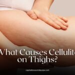 what causes cellulite on thighs